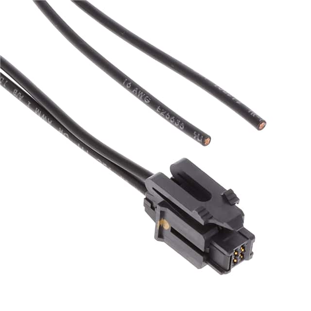 UMPC-02-L-16-P-12.0 CBL ASSEM MPOWER 2POS 16AWG 12"