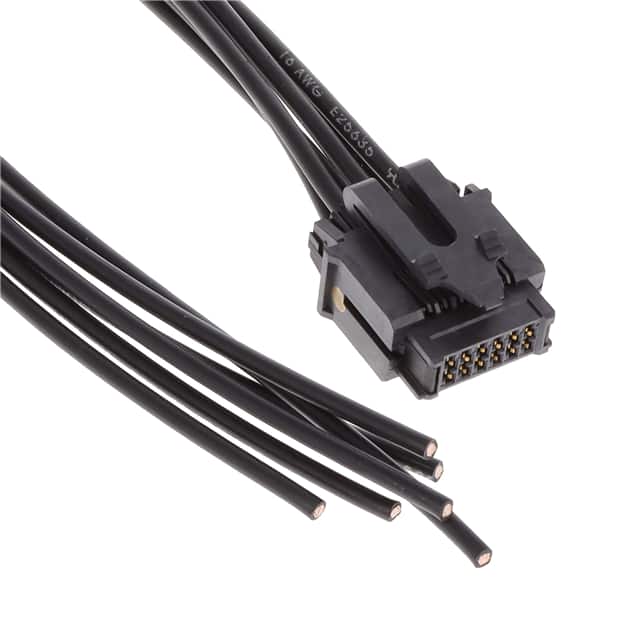 UMPC-06-L-16-P-12.0 CBL ASSEM MPOWER 6POS 16AWG 12"