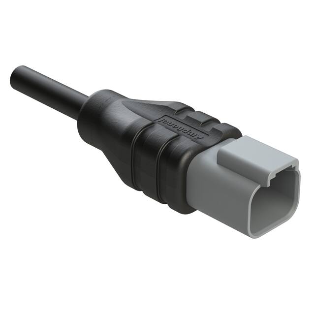 AT04GY-2P-N-TPE-M1 2 POSITION RECEPTACLE SINGLE-END