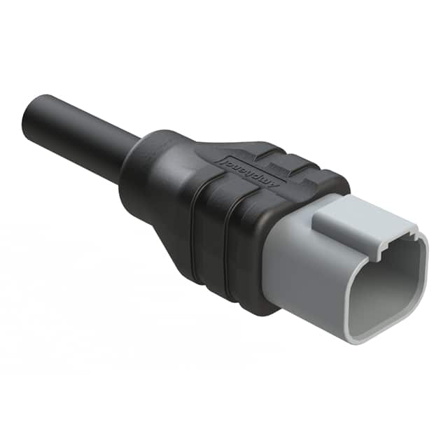 AT04GY-4P-N-TPE-M2 4 POSITION RECEPTACLE SINGLE-END
