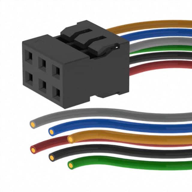 0511100650-10-A-6-X 6 CIRC CABLE ASSY 10" X