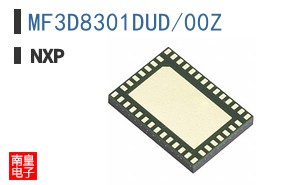 MF3D8301DUD/00Z The NXP Semiconductors MF3D8301DUD/00Z is an RFID IC operating at 13.56MHz. It features a surface mount module package and an operating temperature range of -25°C to 85°C.