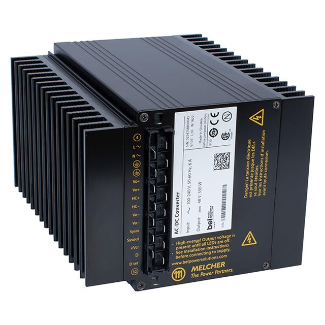 LT1701-7G The Bel Power Solutions LT1701-7G is a 500W AC/DC converter with a 54.5V output and universal 85-255 VAC input. It features an enclosed, conformal coated design suitable for ITE commercial applications.