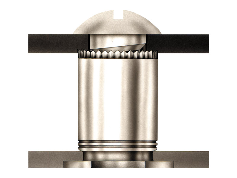 SOAG-8632-8 The PennEngineering SOAG-8632-8 is a self-clinching grounding standoff made of aluminum. It features a #6-32 thread size and is designed for use in sheet metal.