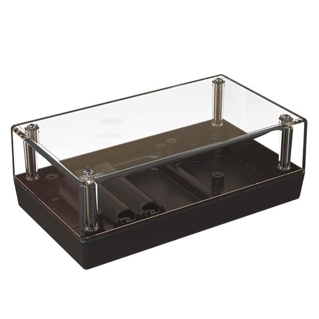 152RC2AA,BK BOX ABS BLACK 5.620"L X 3.250"W