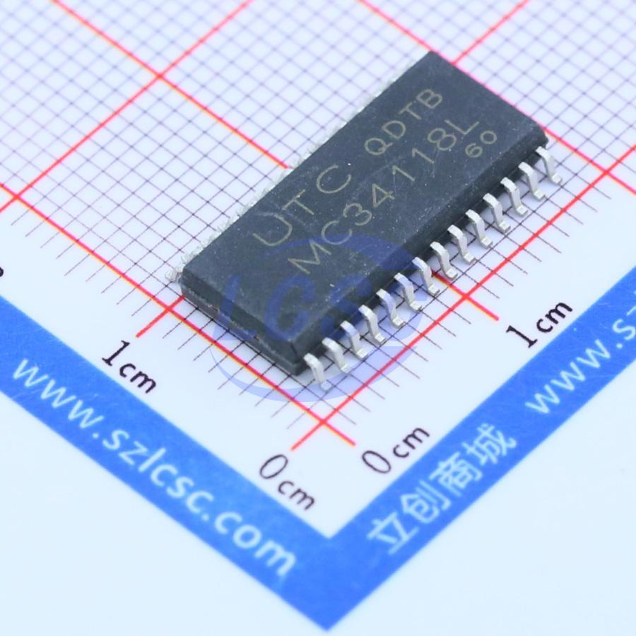 MC34118G-S28-R The MC34118G-S28-R is an audio amplifier from UTC. It is RoHS3 compliant and has an MSL rating of 1.