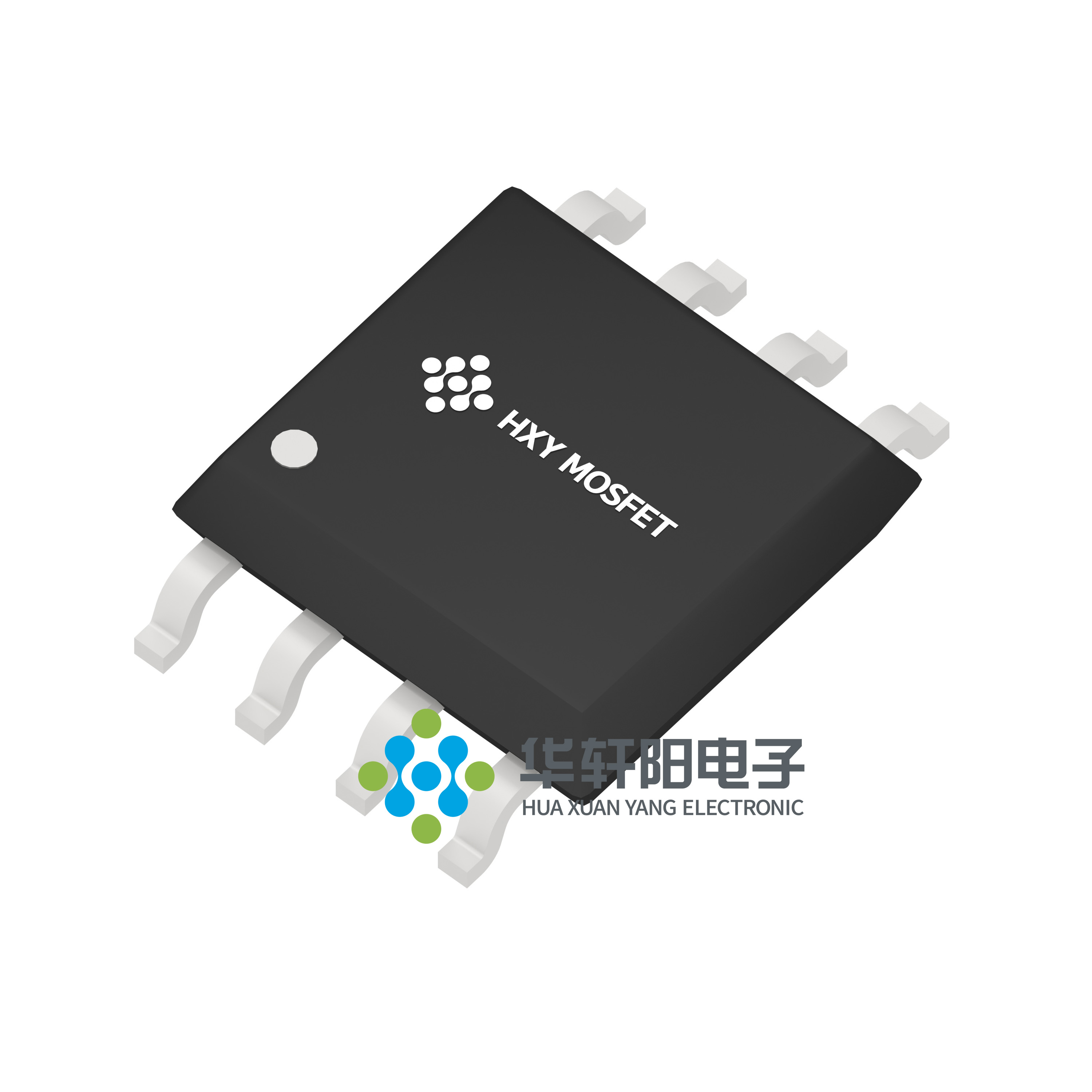 AO4302 The AO4302 is a P-Channel MOSFET from AOS with a 30V drain-source breakdown voltage and a continuous drain current of 55A. It features a low on-state resistance of 8mΩ.