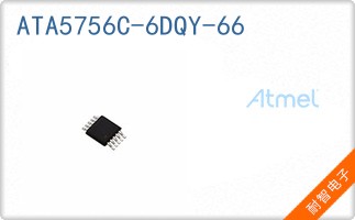 ATA5756C-6DQY-66 The Atmel ATA5756C-6DQY-66 is an RF TX IC operating at 315MHz with ASK/FSK modulation. It features a data rate of 40kbps and is housed in a 10-TFSOP package.