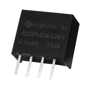 PDSE1-S15-S5-S The Bel Fuse PDSE1-S15-S5-S is a DC-DC converter with 1W power output and a 5V output voltage. It features a 13.5-16.5VDC input range and through-hole mounting.