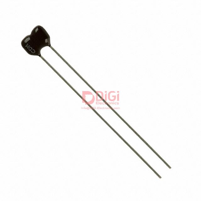 D101F152JO3 The Cornell Dubilier Electronics D101F152JO3 is a mica capacitor with a capacitance of 1500 pF and a voltage rating of 100 V. It features a tolerance of ±5% and through-hole mounting.