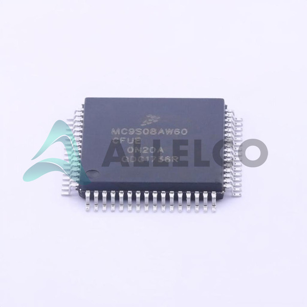 MC9S08AW60CFUE The Freescale Semiconductor MC9S08AW60CFUE is an 8-bit HCS08 microcontroller. It features a 40MHz CPU core and offers up to 60KB of Flash memory and 2KB of RAM.