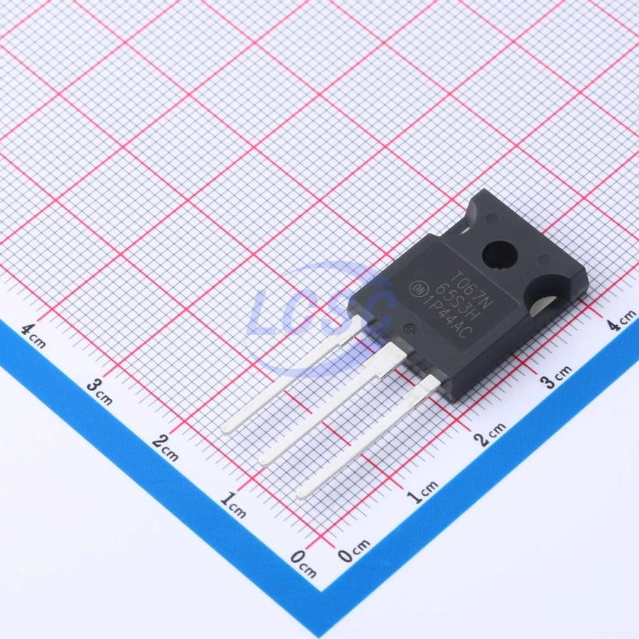 NTHL067N65S3H The ON Semiconductor NTHL067N65S3H is an N-Channel MOSFET with a 650V drain-source voltage and a 40A current rating. It is housed in a TO-247-3 package.