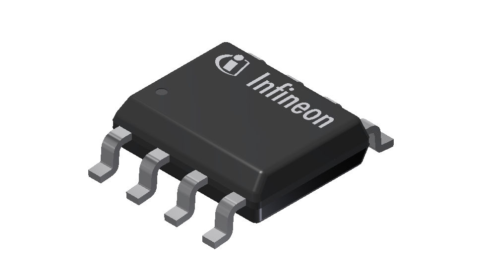 BSO110N03MSGXUMA1 N-Channel MOSFET, 30V drain-source voltage, 10A continuous drain current (steady state), surface mount 8-SOIC package.