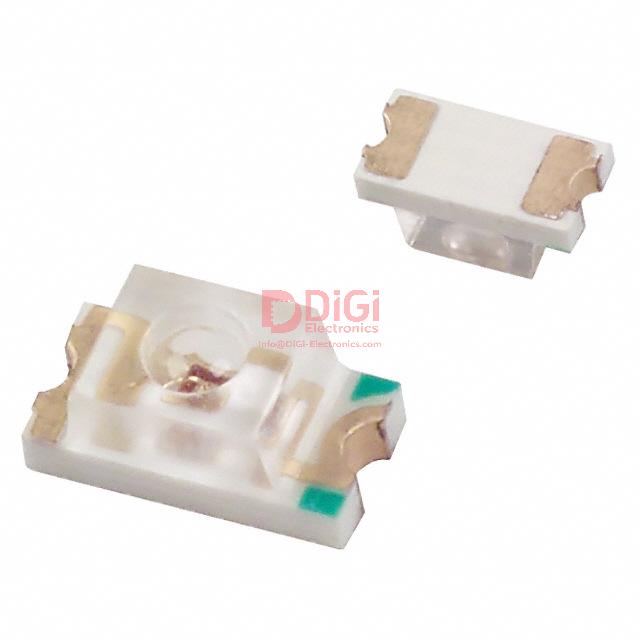 5973401407F The Dialight 5973401407F is a yellow, clear lens, 1206 SMD LED. It features a 2.2V typical forward voltage and 6mcd luminous intensity.