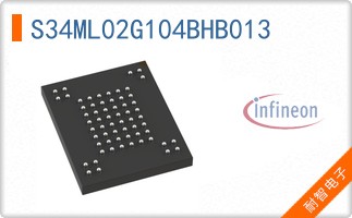 S34ML02G104BHB013 The Infineon S34ML02G104BHB013 is a 2Gb NAND Flash Memory with a Parallel interface. It operates within a voltage range of 2.7V to 3.6V.