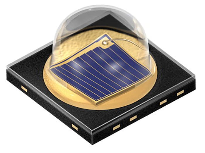 SFH4715-AS-EA The ams OSRAM SFH 4715AS-EA is an 860nm Infrared LED featuring a MIDLED surface mount package. It offers a radiant flux of 2000mW and a 45° angle of half intensity.