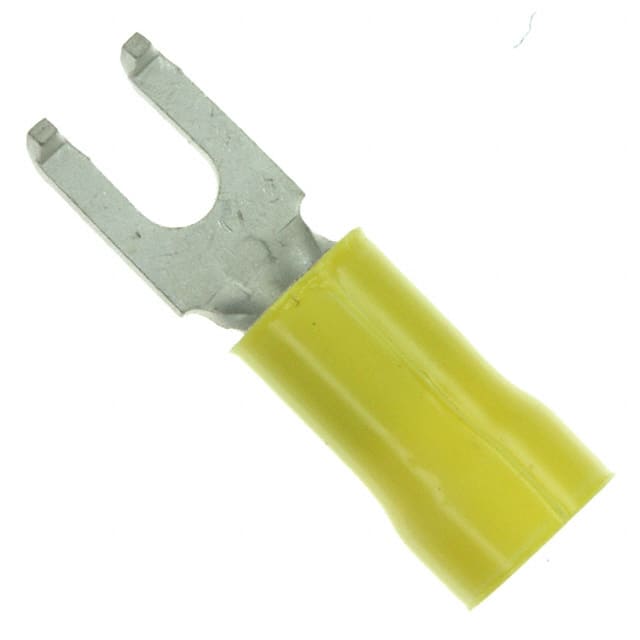 1-324581-1 CONN SPADE TERM 10-12AWG #6 YEL