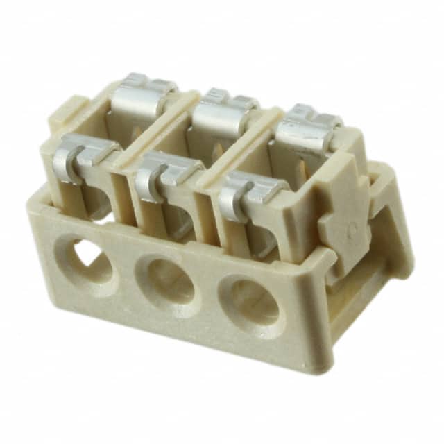 2106431-3 CONN WIRE IDC 3POS 18AWG SMD RA