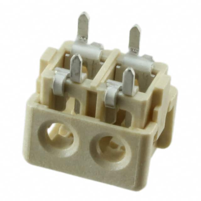 2106489-2 CONN WIRE IDC 2POS 18AWG PCB RA