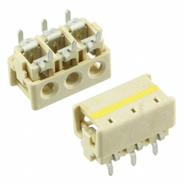 2106489-3 CONN WIRE IDC 3POS 18AWG PCB RA
