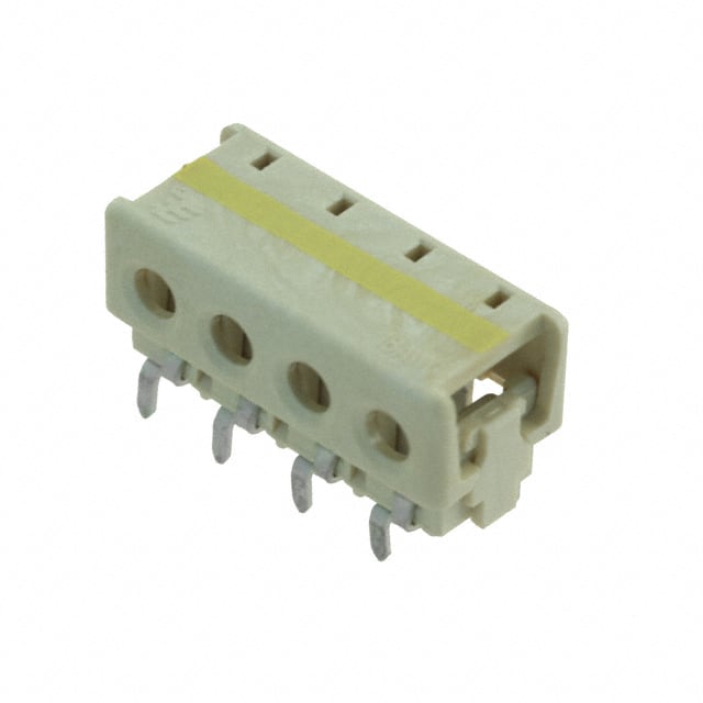 2106489-4 CONN WIRE IDC 4POS 18AWG PCB RA