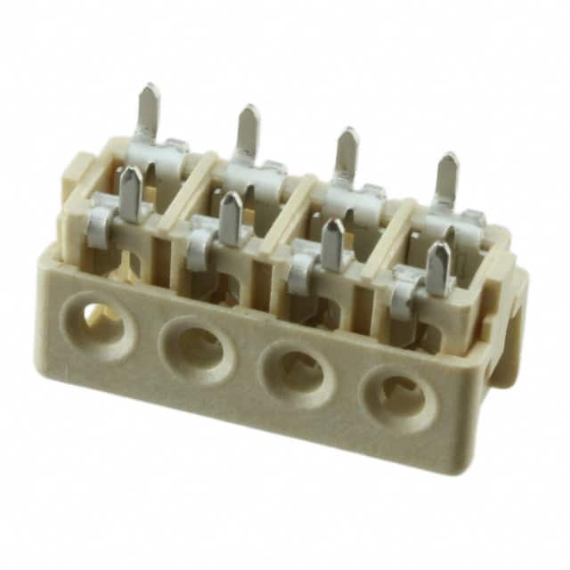 2-2106489-4 CONN WIRE IDC 4POS 22AWG PCB RA