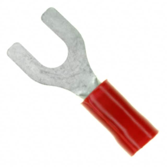 8-34155-1 CONN SPADE TERM 16-22AWG #8 RED