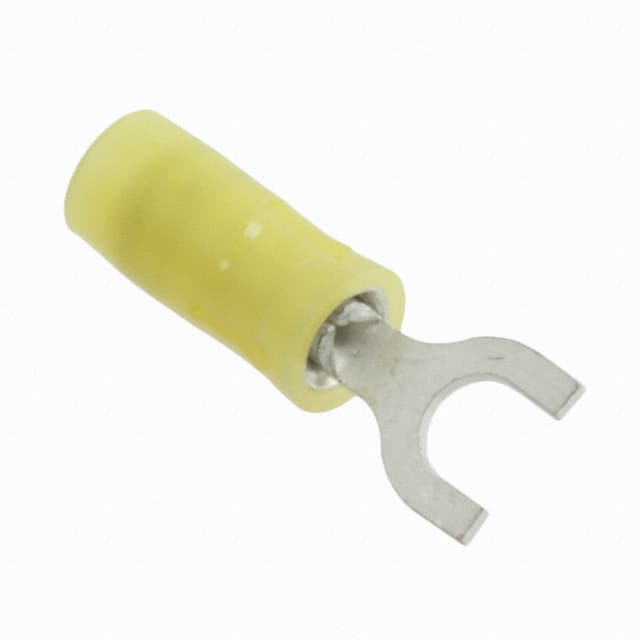 53115-2 CONN SPADE TERM 24-26AWG #6 YEL