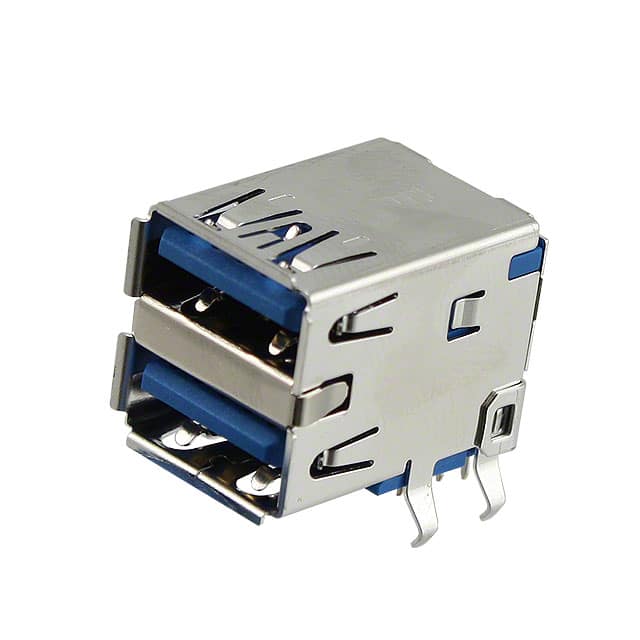1932355-1 CONN RCPT USB3.0 TYPEA STACK R/A