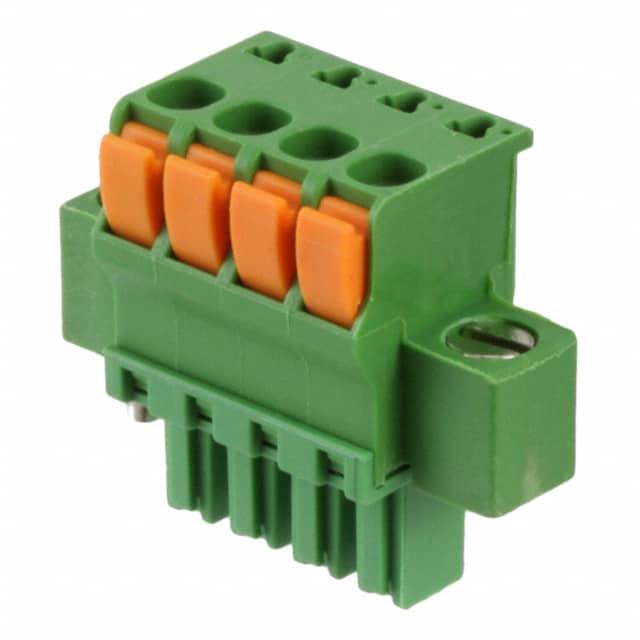 1986724-4 TERM BLOCK PLUG 4POS STR 3.81MM