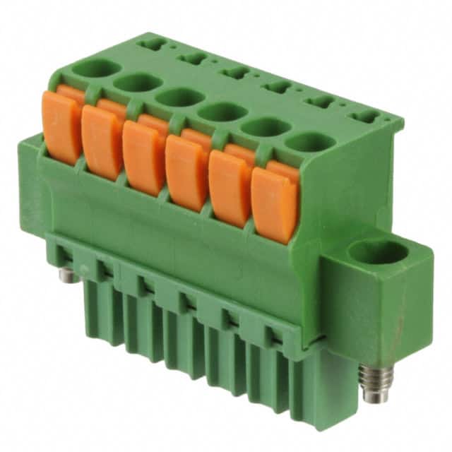 1986726-6 TERM BLOCK PLUG 6POS STR 3.81MM