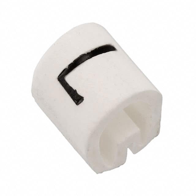 EC0705-000 WIRE MARKER PUSH ON 4.5MM WHITE