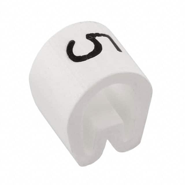 EC1130-000 WIRE MARKER PUSH ON 4.5MM WHITE