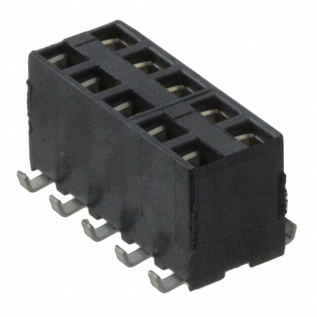 969973-5 CONN RCPT 10POS 0.1 GOLD SMD