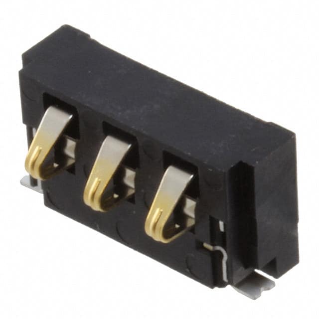 1746142-1 CONN SPRING BATTERY 3POS R/A SMD