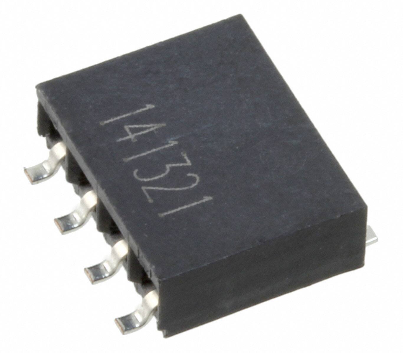 147733-3 CONN RCPT 4P 0.1 TIN-LEAD SMD RA