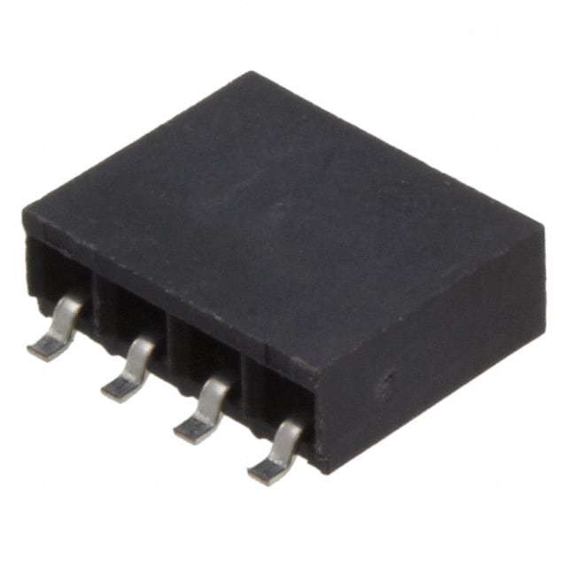 147721-3 CONN RCPT 4POS 0.1 GOLD SMD R/A