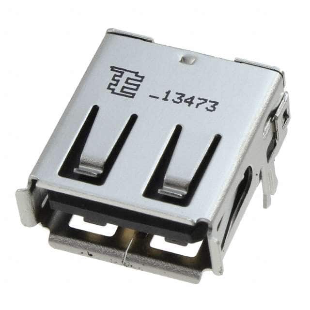1-1734081-3 CONN RCPT USB2.0 TYPEA 4POS R/A