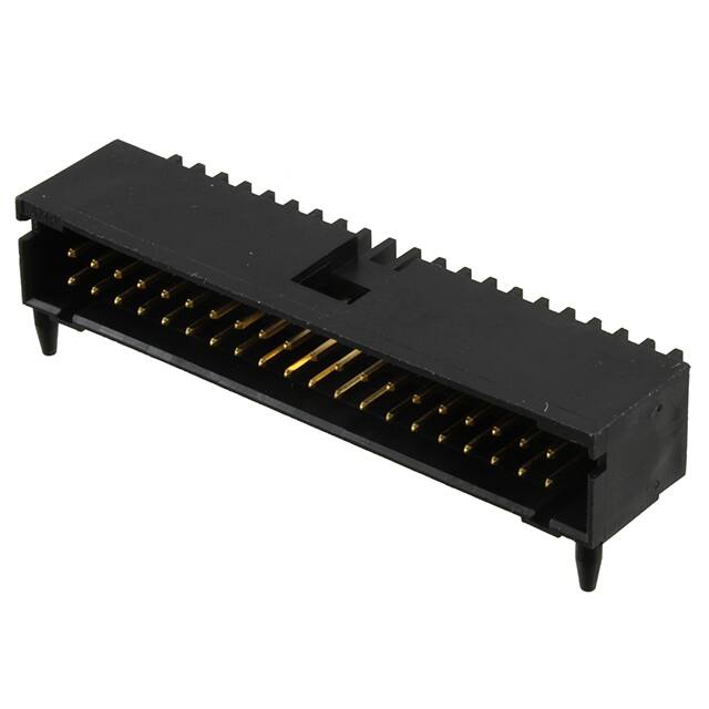 104319-4 CONN HEADER R/A 40POS 2.54MM