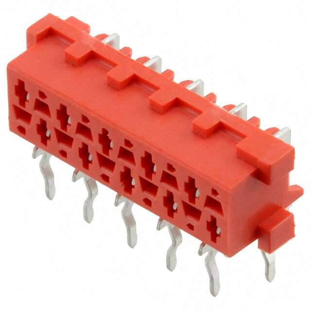 1-215460-0 CONN RCPT 10POS 0.1 TIN PCB R/A