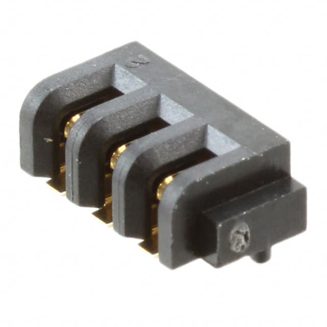 1612901-1 CONN RCPT 3POS 2.00MM R/A SLDR