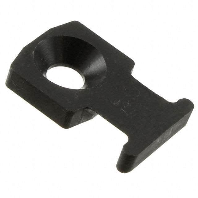 1-350087-0 CABLE TIE HLDR SGL SCREW #8 BLK
