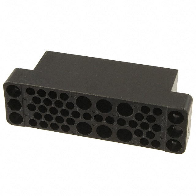 202516-1 CONN RCPT HSG 42POS BLK PNL MNT