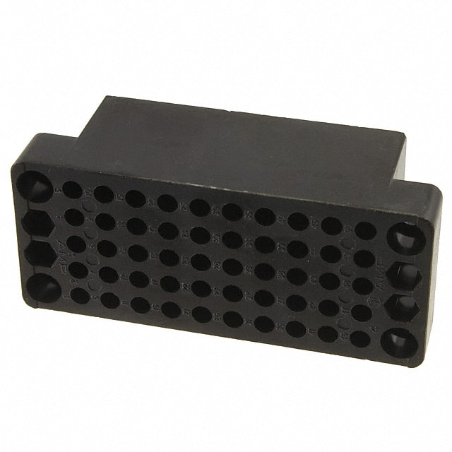 203622-2 CONN RCPT HSG 50POS BLK PNL MNT