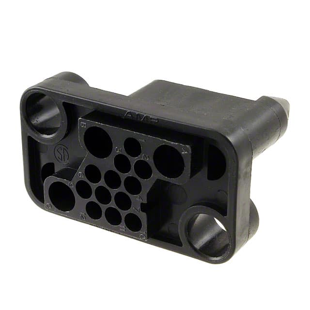 213426-1 CONN RCPT HSG DRAWER 15POS BLK