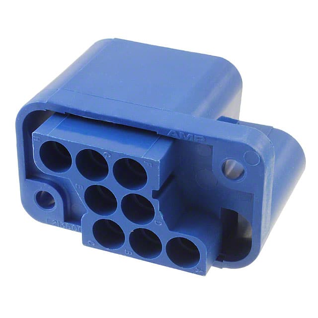 213500-3 CONN PLUG HSG DRAWER 8POS BLUE