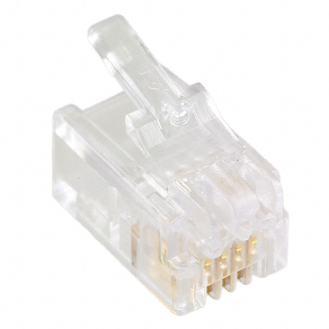 5-556200-2 CONN MOD PLUG 4P4C UNSHIELDED