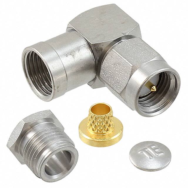 1051144-1 CONN SMA PLUG R/A 50 OHM SOLDER