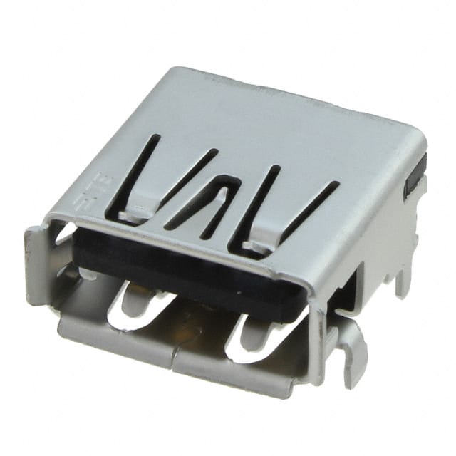 1932854-1 CONN RCPT USB2.0 TYPEA 4POS R/A