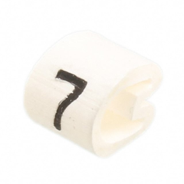 EC0928-000 WIRE MARKER PUSH ON 4.5MM WHITE